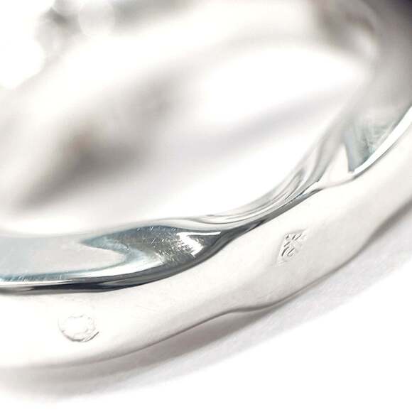 CHANEL Authentic Silver Love Ring